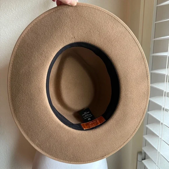 Camp the Label Women’s Ford Fedora Hat in French Beige Australian Wool